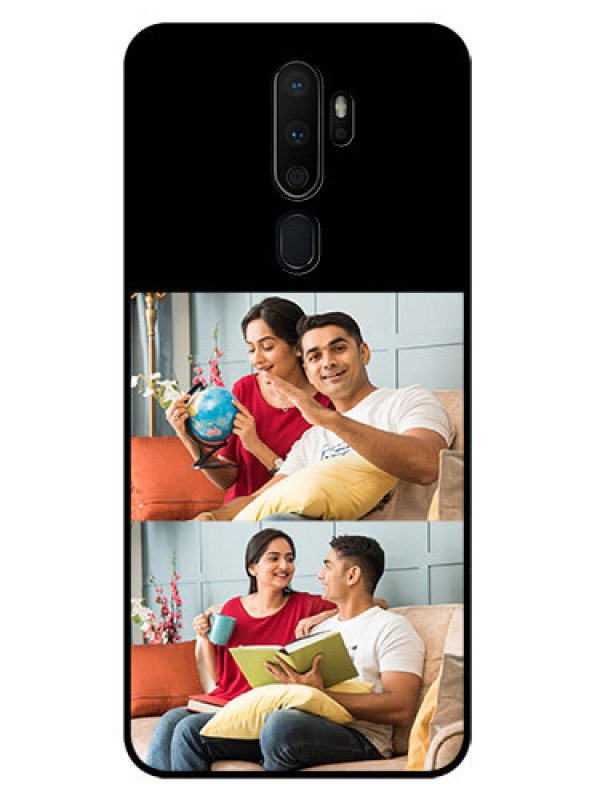 Custom Oppo A9 2020 2 Images on Glass Phone Cover