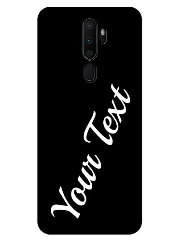 Custom Oppo A9 2020 Custom Glass Mobile Cover with Your Name