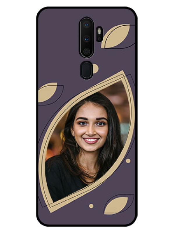 Custom Oppo A9 2020 Custom Glass Mobile Case - Falling Leaf Design