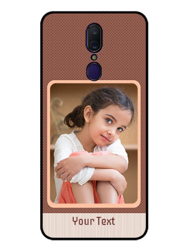Custom Oppo A9 Custom Glass Phone Case  - Simple Pic Upload Design