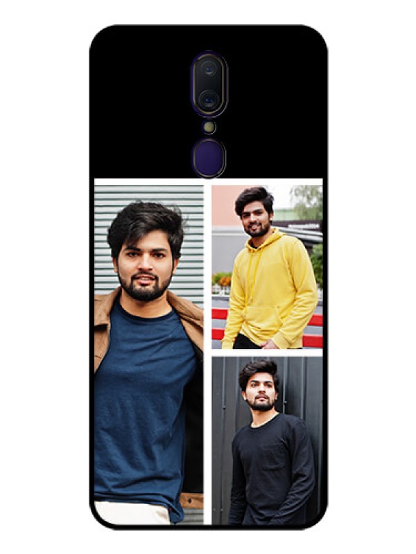 Custom Oppo A9 Photo Printing on Glass Case  - Upload Multiple Picture Design