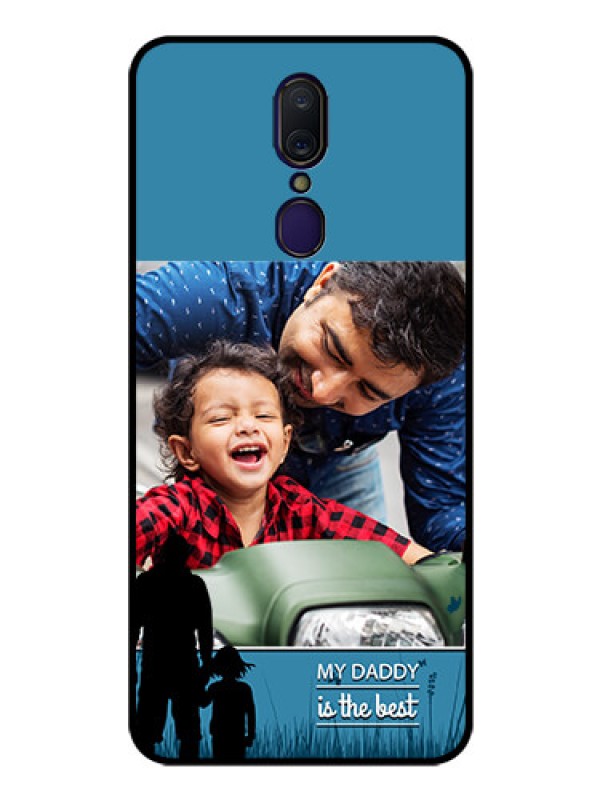 Custom Oppo A9 Custom Glass Mobile Case  - Best dad design 
