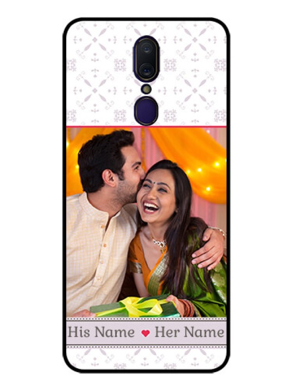 Custom Oppo A9 Custom Glass Mobile Case  - with Photo and Ethnic Design