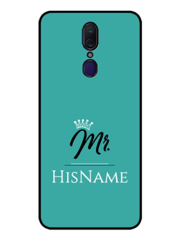 Custom Oppo A9 Custom Glass Phone Case Mr with Name