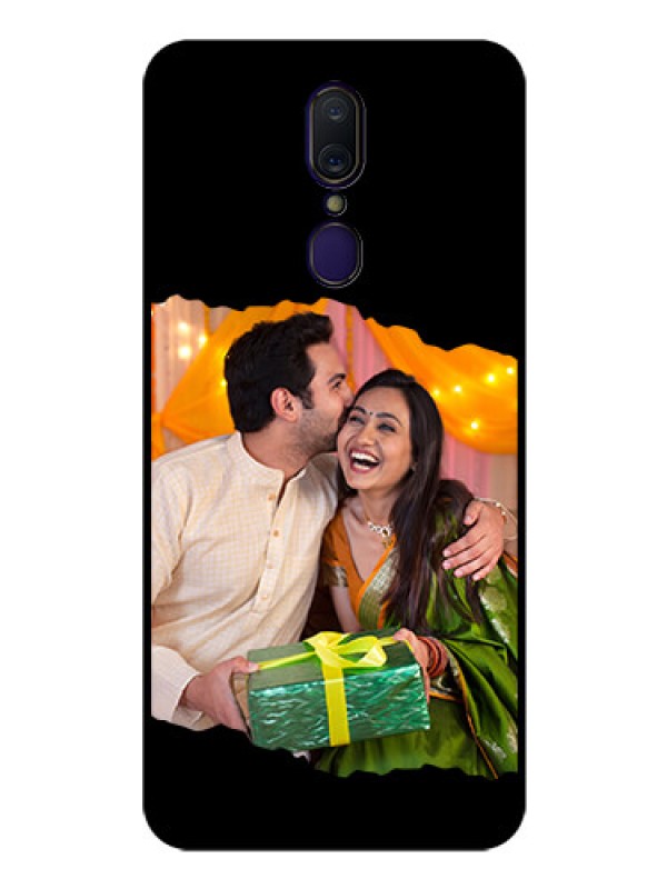 Custom Oppo A9 Custom Glass Phone Case - Tear-off Design