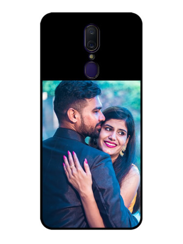 Custom Oppo A9 Custom Glass Phone Case - Upload Full Picture With Custom Color Design