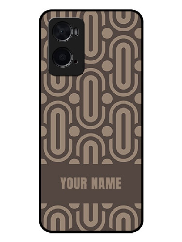 Custom Oppo A96 Custom Glass Phone Case - Captivating Zero Pattern Design