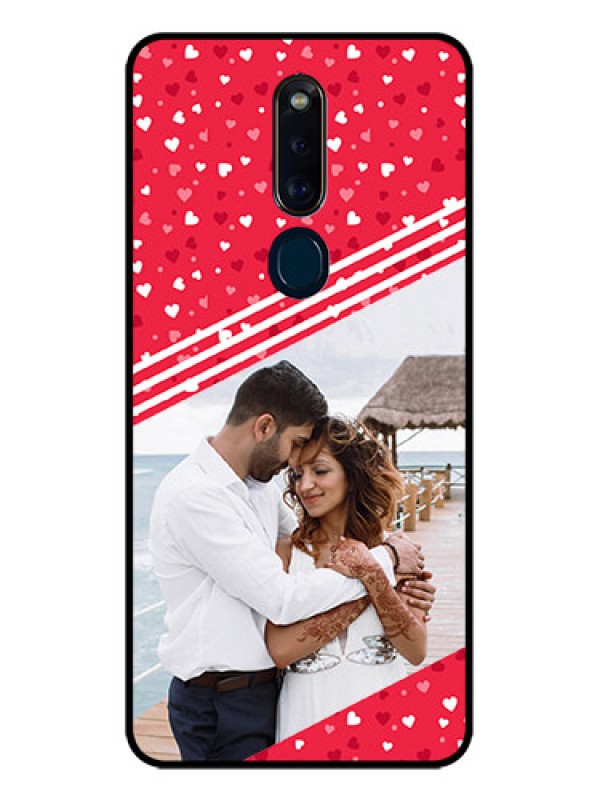 Custom Oppo F11 Pro Custom Glass Mobile Case  - Valentines Gift Design