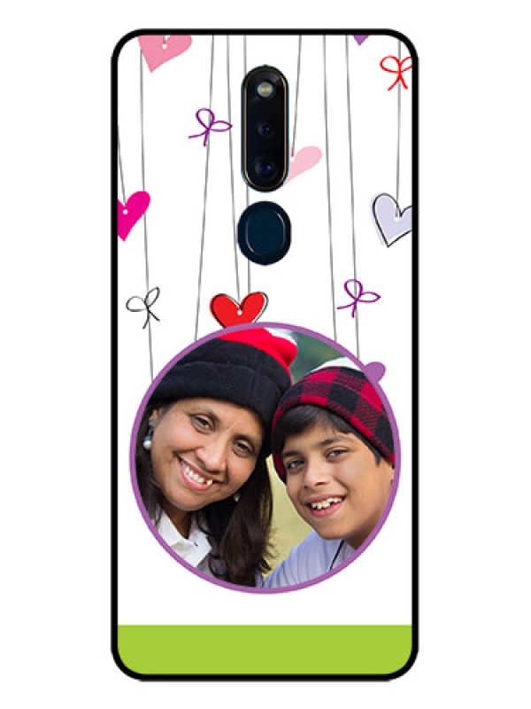 Custom Oppo F11 Pro Photo Printing on Glass Case  - Cute Kids Phone Case Design