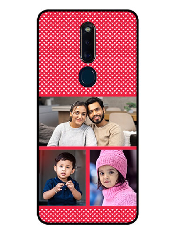 Custom Oppo F11 Pro Personalized Glass Phone Case  - Bulk Pic Upload Design