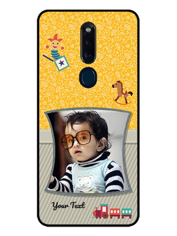 Custom Oppo F11 Pro Personalized Glass Phone Case  - Baby Picture Upload Design