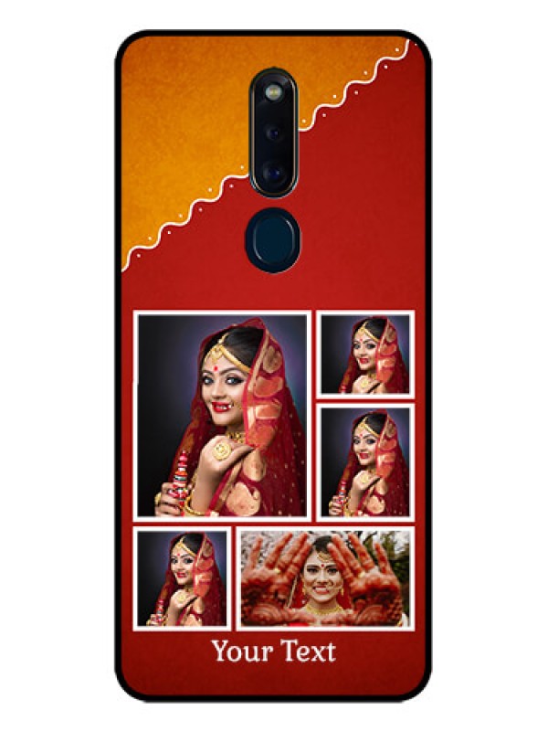 Custom Oppo F11 Pro Personalized Glass Phone Case  - Wedding Pic Upload Design