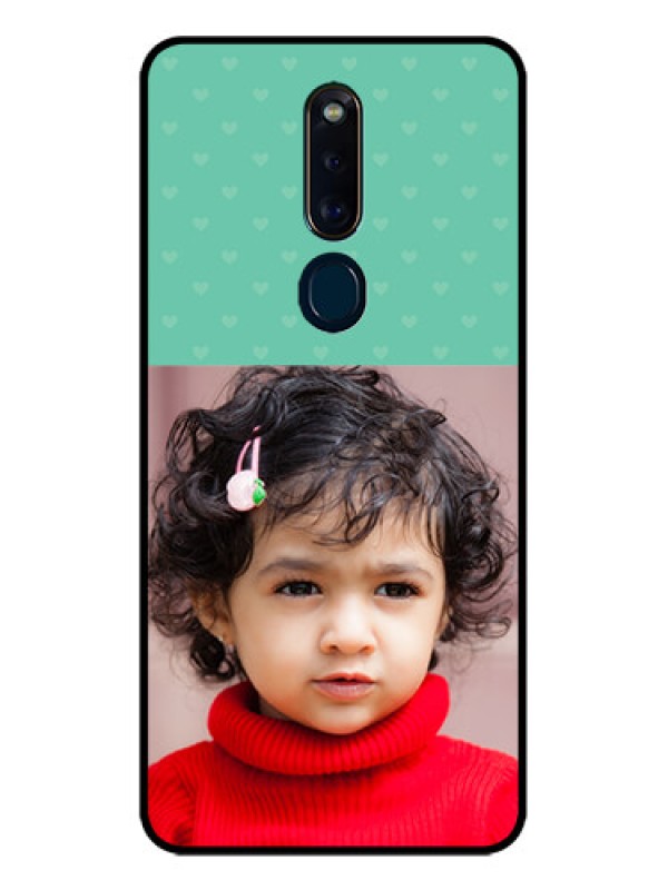 Custom Oppo F11 Pro Custom Glass Phone Case  - Lovers Picture Design