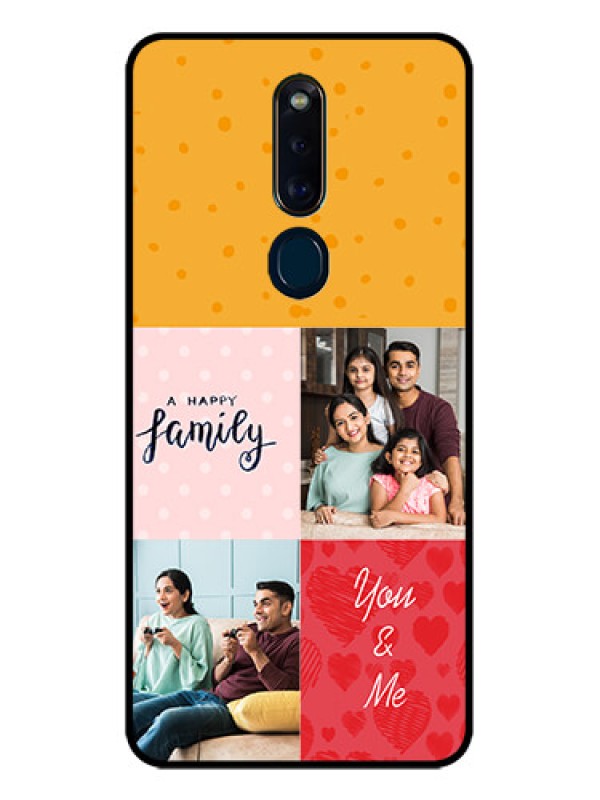 Custom Oppo F11 Pro Personalized Glass Phone Case  - Images with Quotes Design