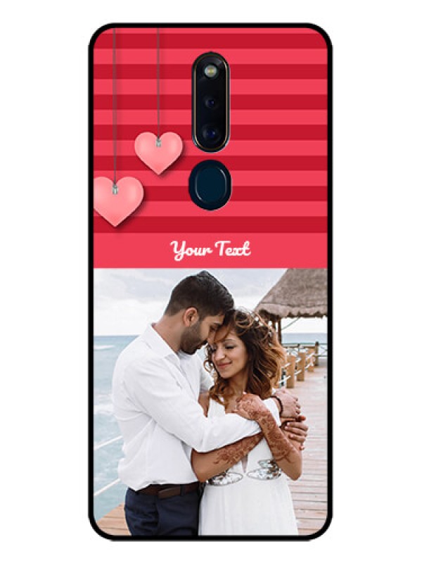 Custom Oppo F11 Pro Custom Glass Phone Case  - Valentines Day Design