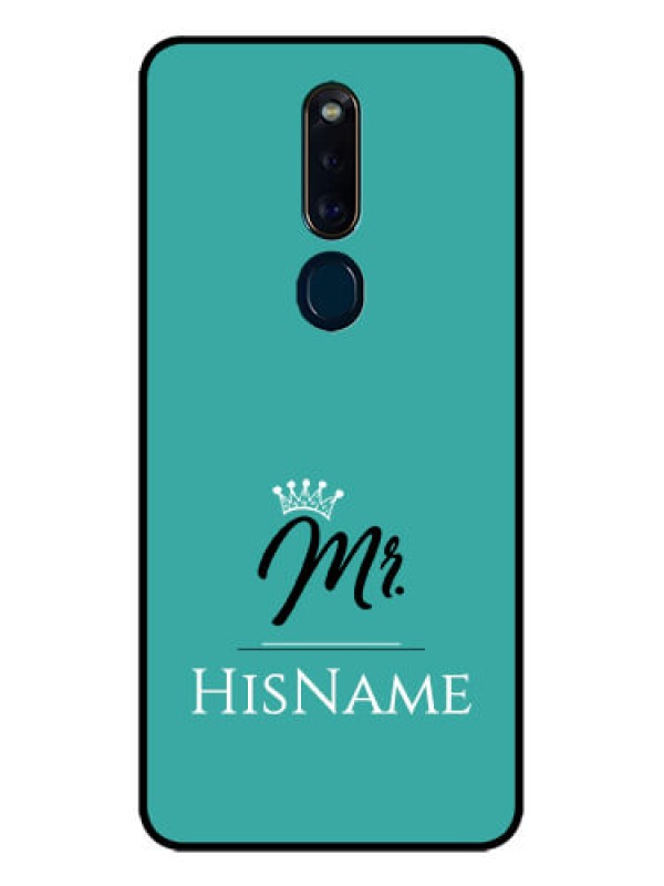 Custom Oppo F11 Pro Custom Glass Phone Case Mr with Name