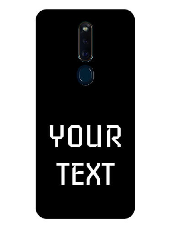 Custom Oppo F11 Pro Your Name on Glass Phone Case