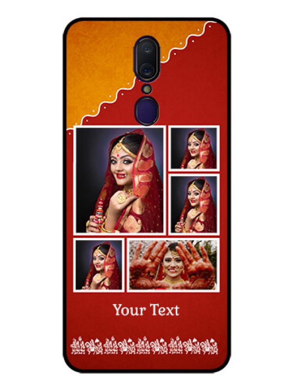 Custom Oppo F11 Personalized Glass Phone Case  - Wedding Pic Upload Design