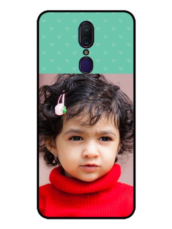 Custom Oppo F11 Custom Glass Phone Case  - Lovers Picture Design