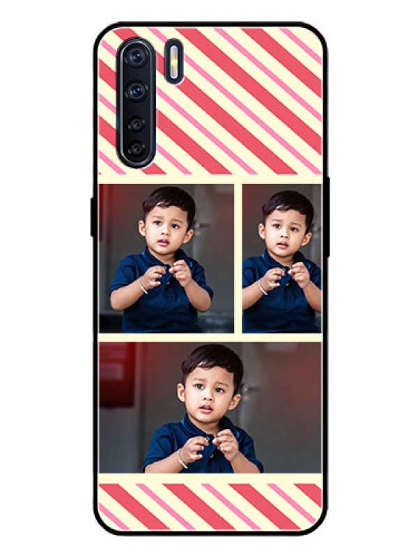 Custom Oppo F15 Personalized Glass Phone Case  - Picture Upload Mobile Case Design