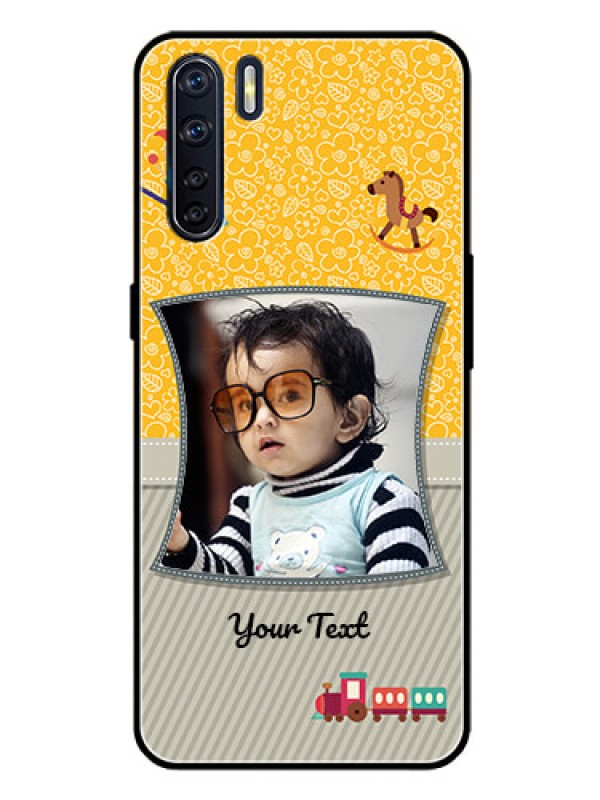Custom Oppo F15 Personalized Glass Phone Case  - Baby Picture Upload Design