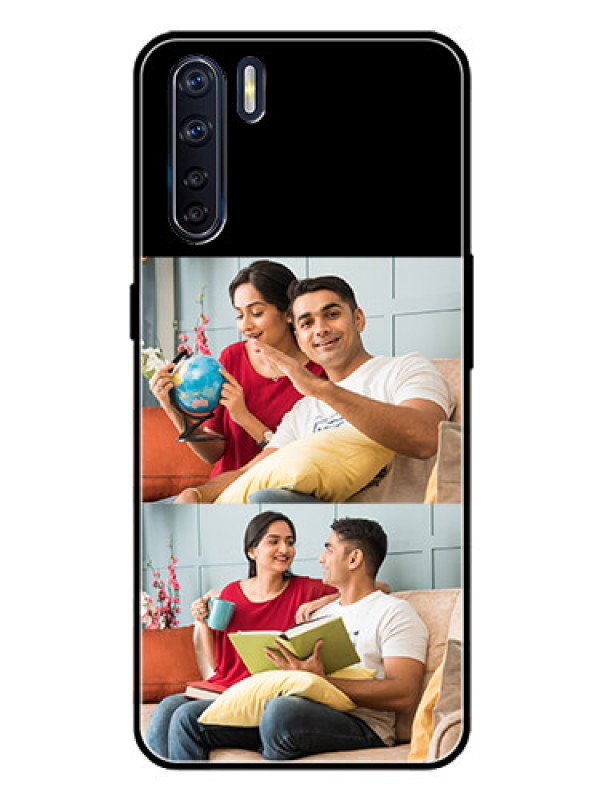 Custom Oppo F15 2 Images on Glass Phone Cover