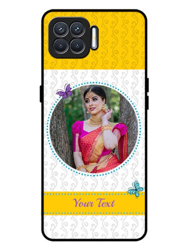 Custom Oppo F17 Pro Custom Glass Mobile Case  - Girls Premium Case Design