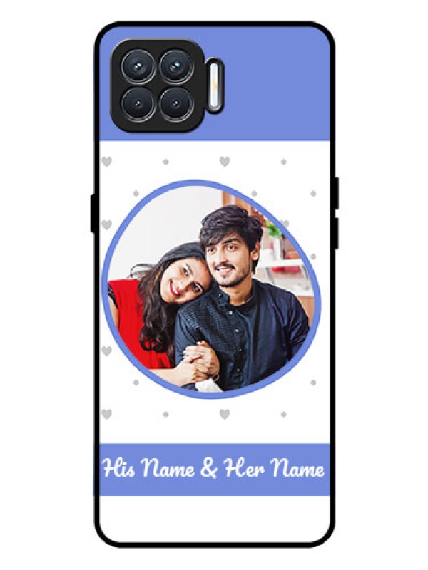 Custom Oppo F17 Pro Photo Printing on Glass Case  - Premium Case Design