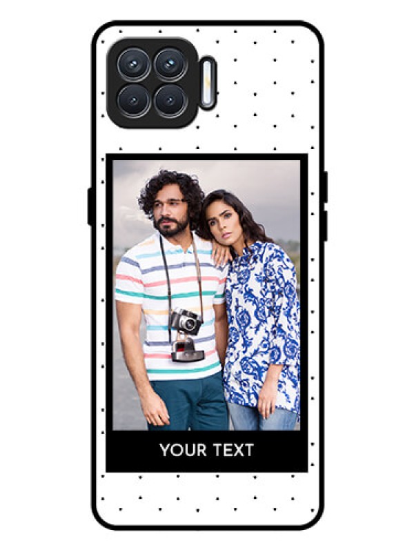 Custom Oppo F17 Pro Photo Printing on Glass Case  - Premium Design