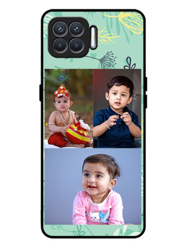 Custom Oppo F17 Pro Photo Printing on Glass Case  - Forever Family Design 