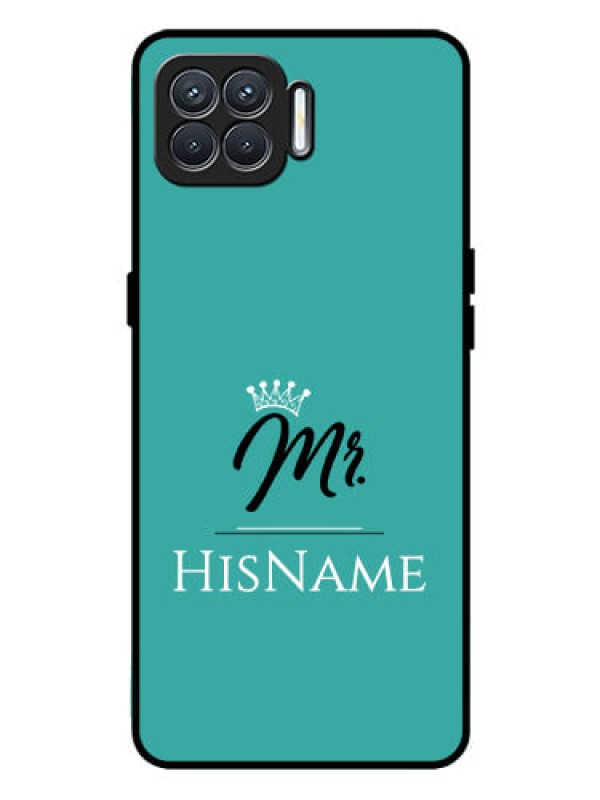 Custom Oppo F17 Pro Custom Glass Phone Case Mr with Name