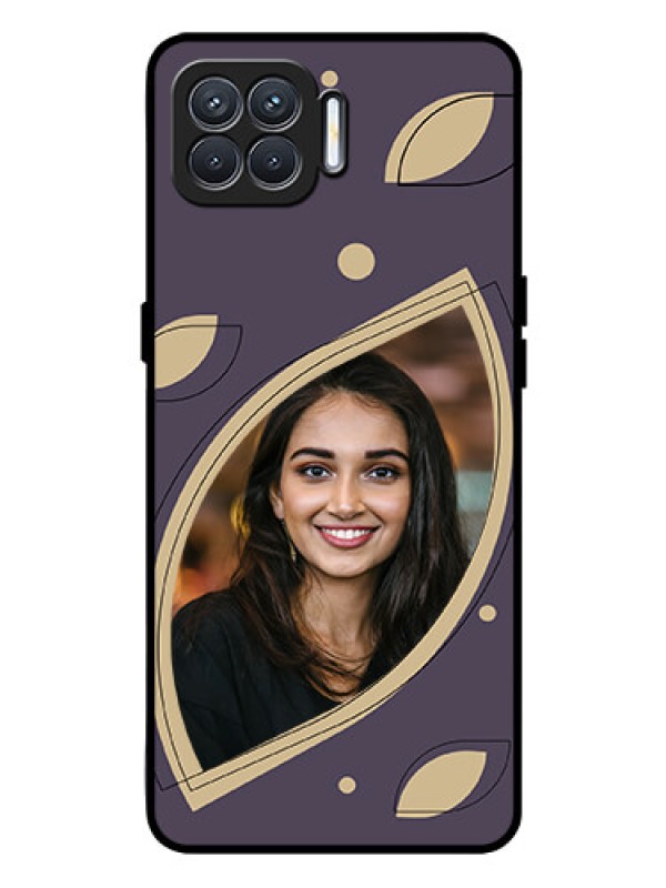 Custom Oppo F17 Pro Custom Glass Mobile Case - Falling Leaf Design