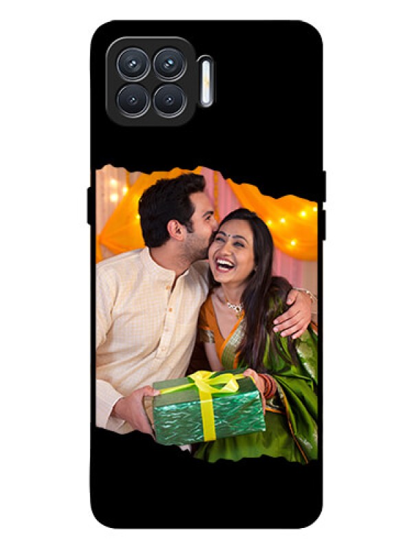 Custom Oppo F17 Pro Custom Glass Phone Case - Tear-off Design