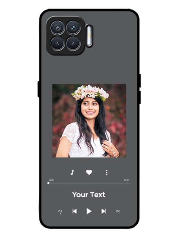 Custom Oppo F17 Pro Custom Glass Mobile Case - Play The Music Design