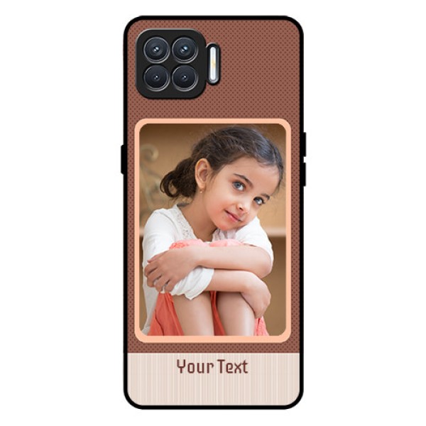 Oppo F17 Custom Glass Phone Case  - Simple Pic Upload Design
