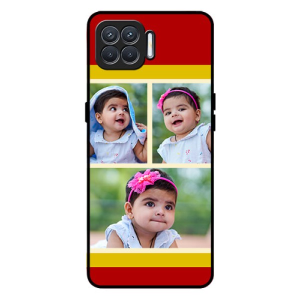 Oppo F17 Custom Glass Mobile Case - Multiple Pic Upload Design Oppo F17 Custom Glass Mobile Case - Multiple Pic Upload Design