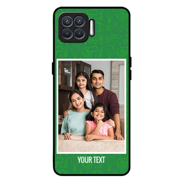 Oppo F17 Personalized Glass Phone Case  - Picture Upload Design