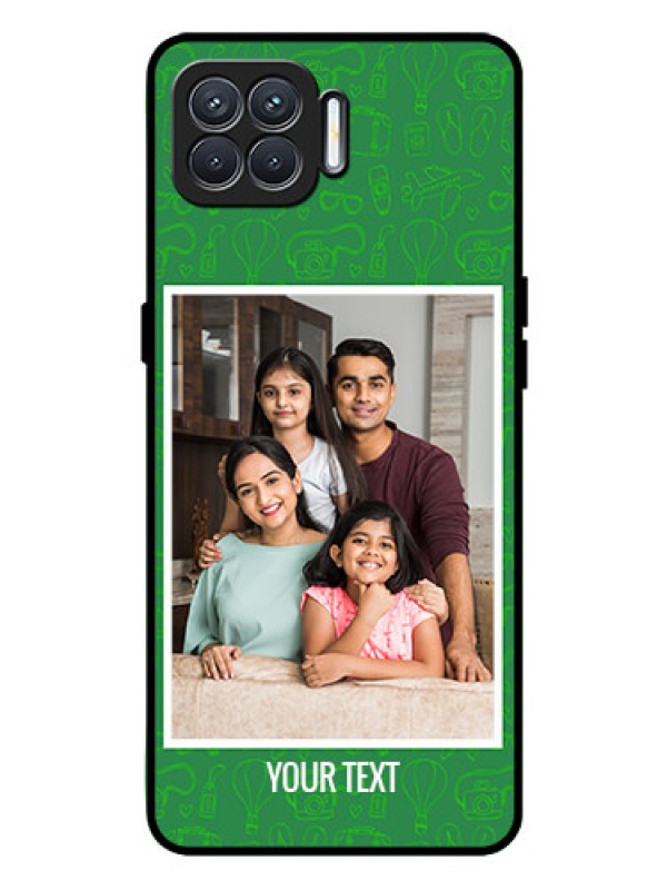 Custom Oppo F17 Personalized Glass Phone Case  - Picture Upload Design