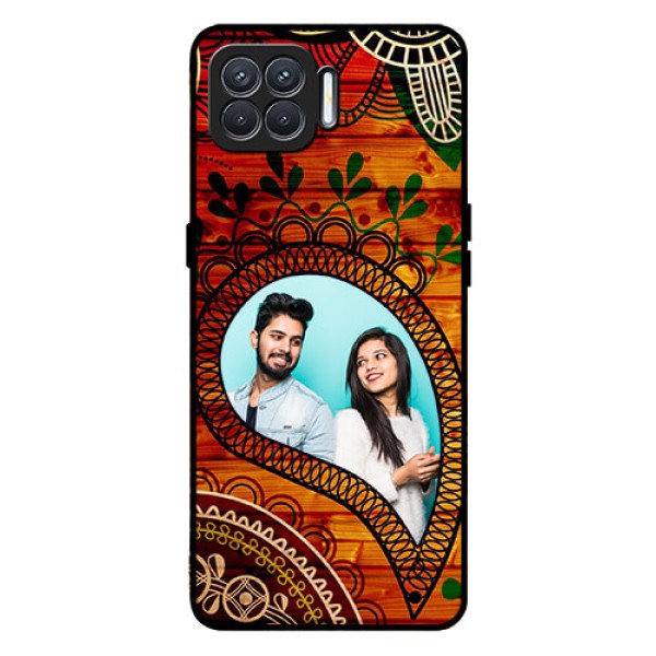 Oppo F17 Personalized Glass Phone Case  - Abstract Colorful Design