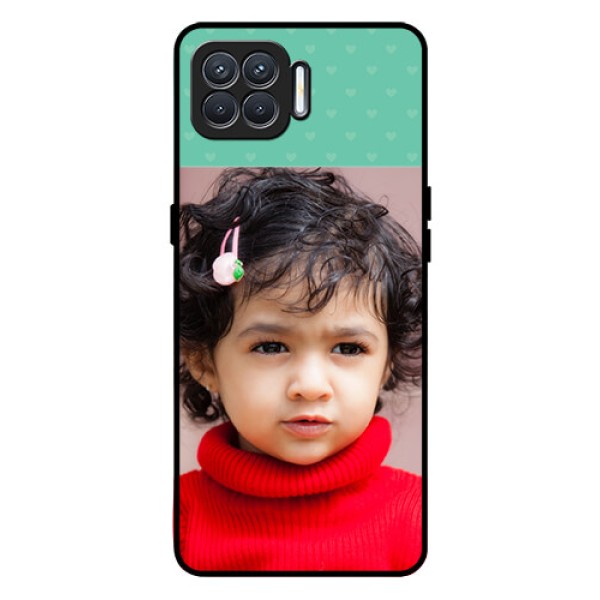 Oppo F17 Custom Glass Phone Case  - Lovers Picture Design