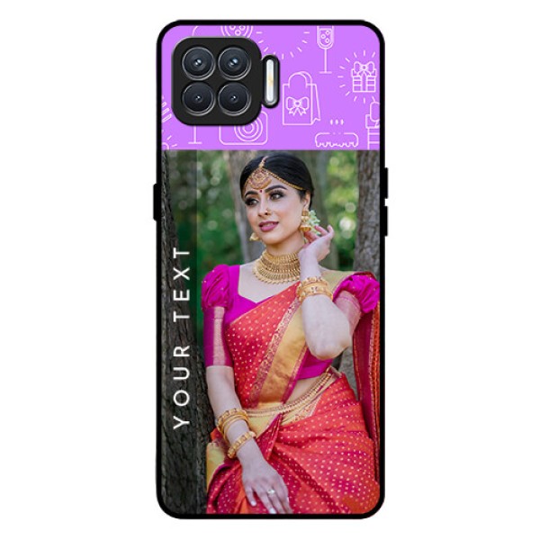 Oppo F17 Custom Glass Mobile Case - Birthday Icons Design Oppo F17 Custom Glass Mobile Case - Birthday Icons Design