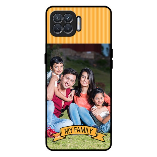 Oppo F17 Custom Glass Phone Case  - My Family Design