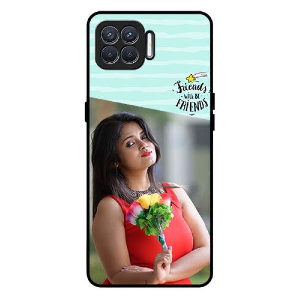 Oppo F17 Custom Glass Phone Case  - Friends Picture Icon Design