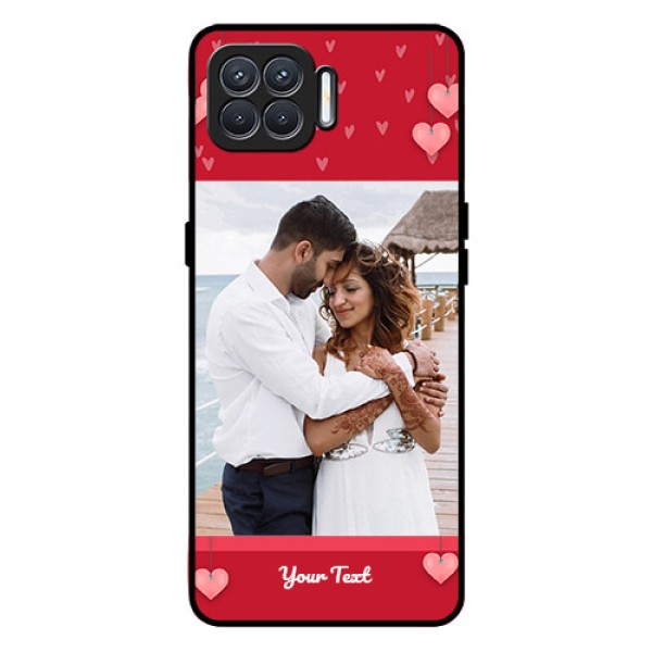 Oppo F17 Custom Glass Phone Case  - Valentines Day Design