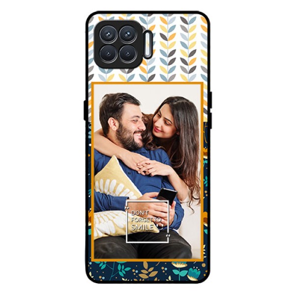 Oppo F17 Custom Glass Mobile Case - Pattern Design Oppo F17 Custom Glass Mobile Case - Pattern Design
