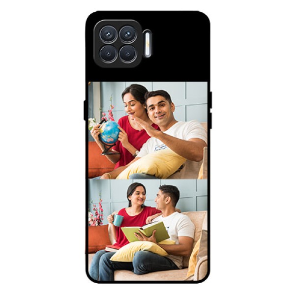 Oppo F17 2 Images on Glass Phone Cover