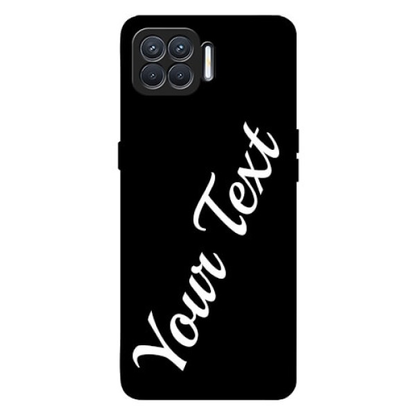 Oppo F17 Custom Glass Mobile Cover with Your Name