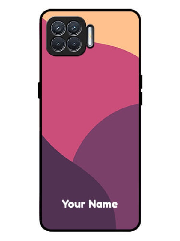 Custom Oppo F17 Custom Glass Phone Case - Mixed Multi-colour abstract art Design