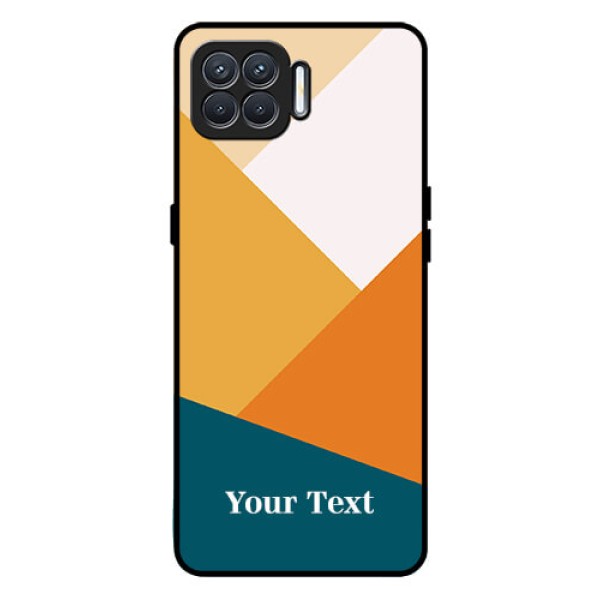 Oppo F17 Personalized Glass Phone Case - Stacked Multi-colour Design Oppo F17 Personalized Glass Phone Case - Stacked Multi-colour Design
