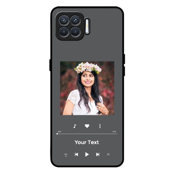 Oppo F17 Custom Glass Mobile Case - Play The Music Design